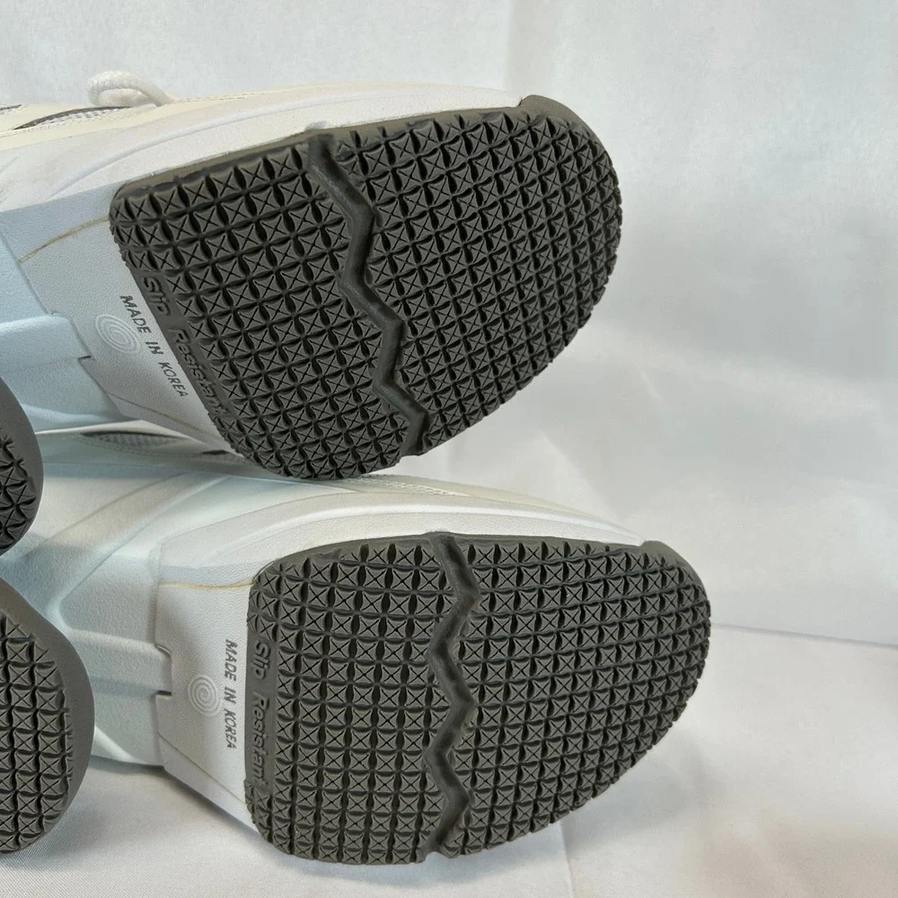 Z-Coil Freedom Classic-SR White Grey Spring Orthopedic Shoes Womens 10